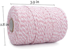 Load image into Gallery viewer, Twine String Butchers Twine 328 Feet 2mm Thick Christmas Halloween Twine for Gift Wrapping DIY Crafts Home Decoration String Art Gardening