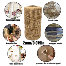 Load image into Gallery viewer, Leecogo Jute Twine 2mm/2.5mm/6mm Thick