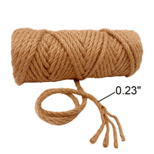 Load image into Gallery viewer, Hemp Rope 6mm Thick 66 Feet