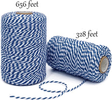 Load image into Gallery viewer, Twine String Butchers Twine 328 Feet 2mm Thick Christmas Halloween Twine for Gift Wrapping DIY Crafts Home Decoration String Art Gardening